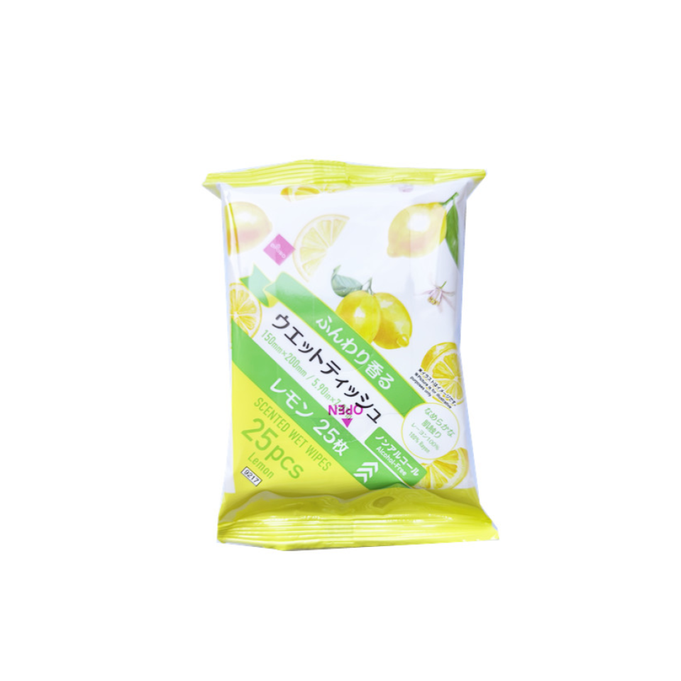Scented Wet Wipes Lemon