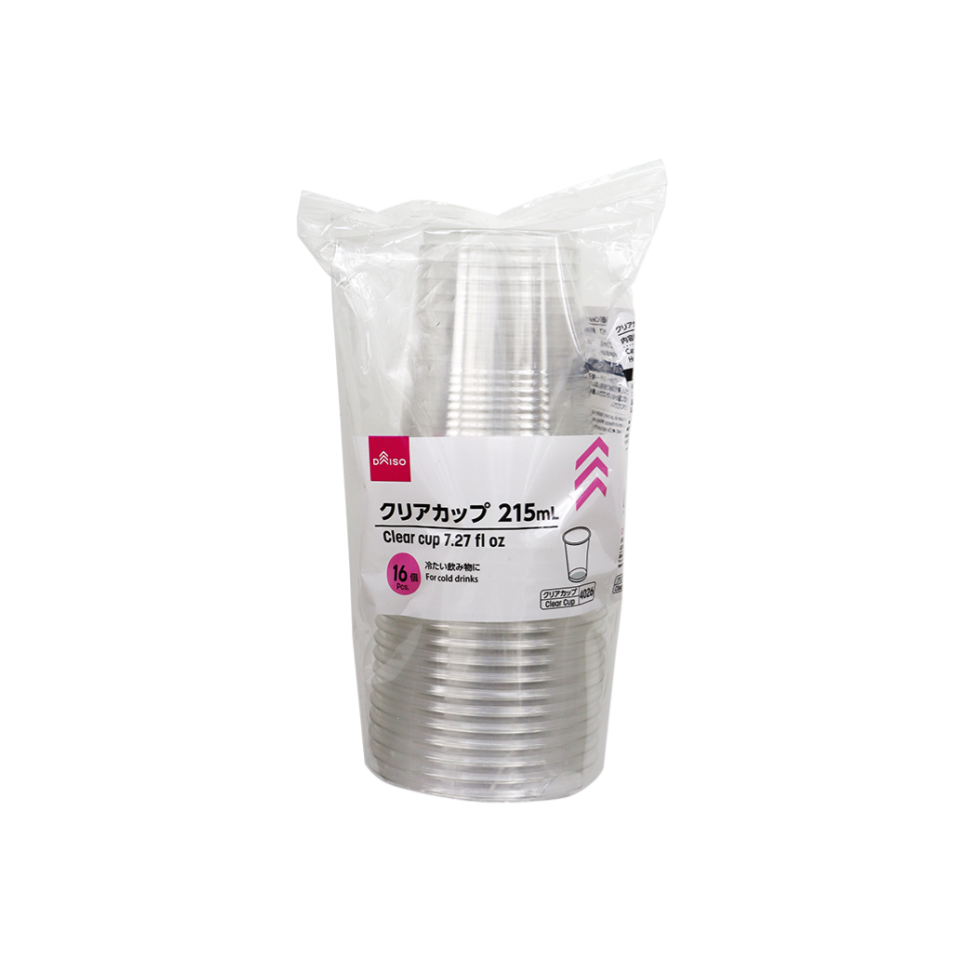 Clear Cup 7.27floz