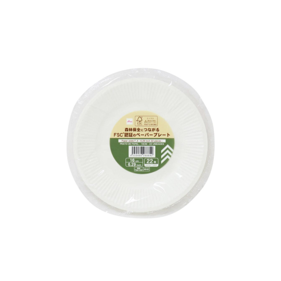 Paper Plate 6.29in