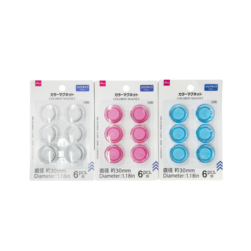 Colored Magnet Clear 30mm