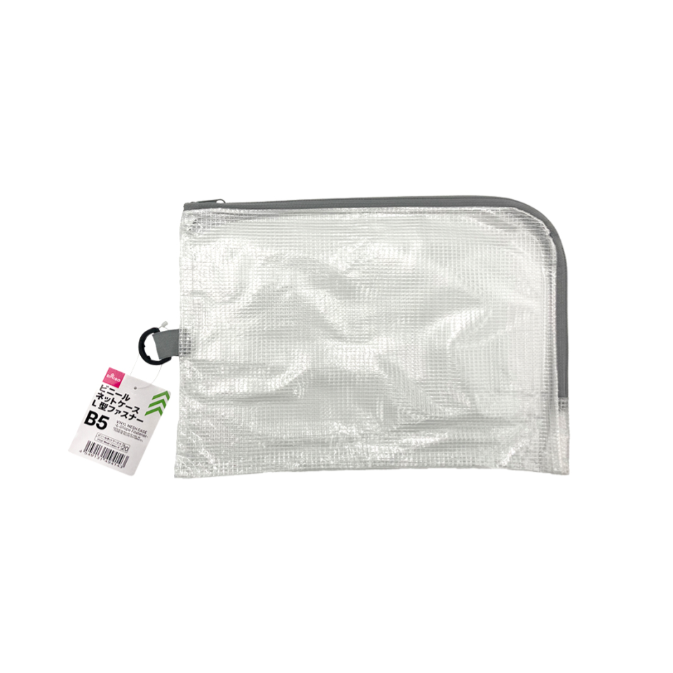 Vinyl Mesh Case B5 L Shape Fastener