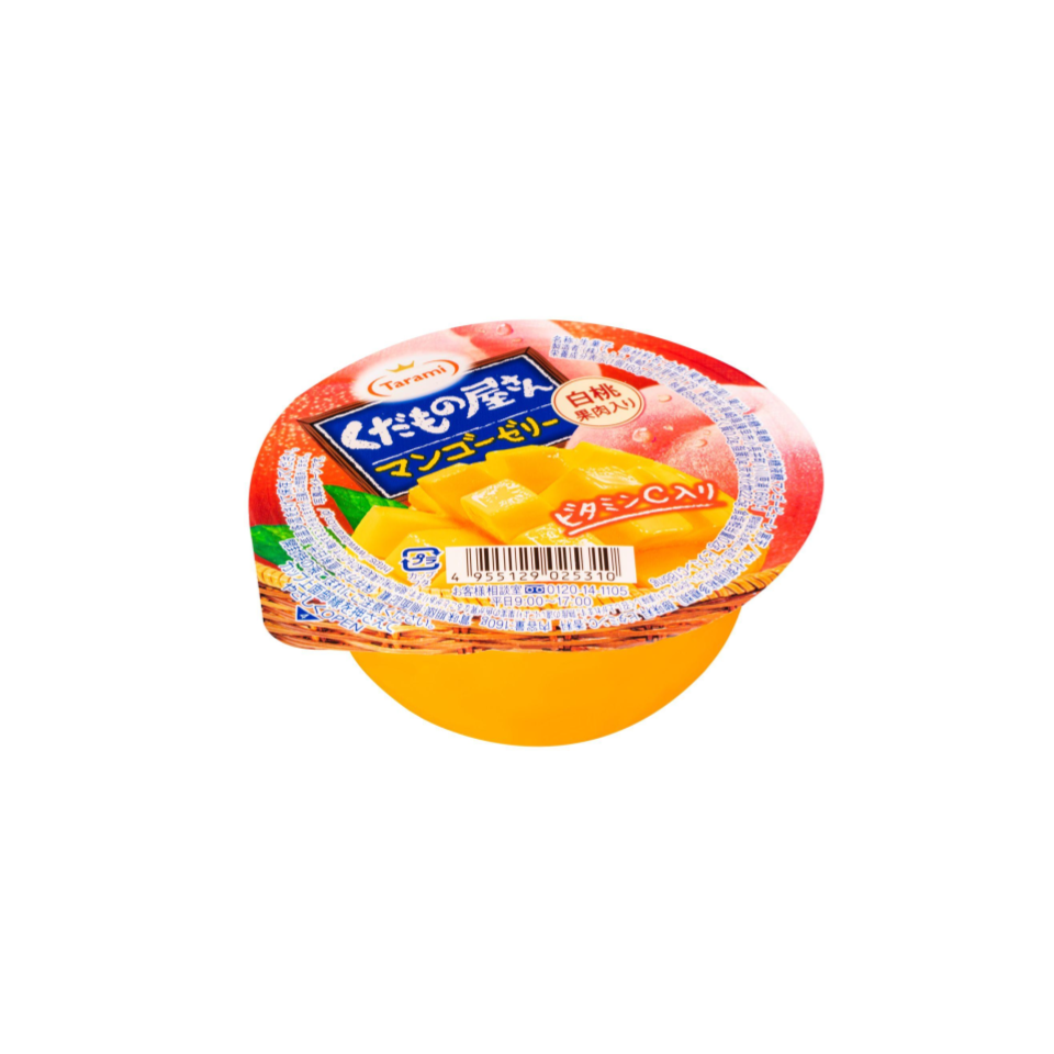 Tarami Kudamonoyasan Mango Jelly with Peach