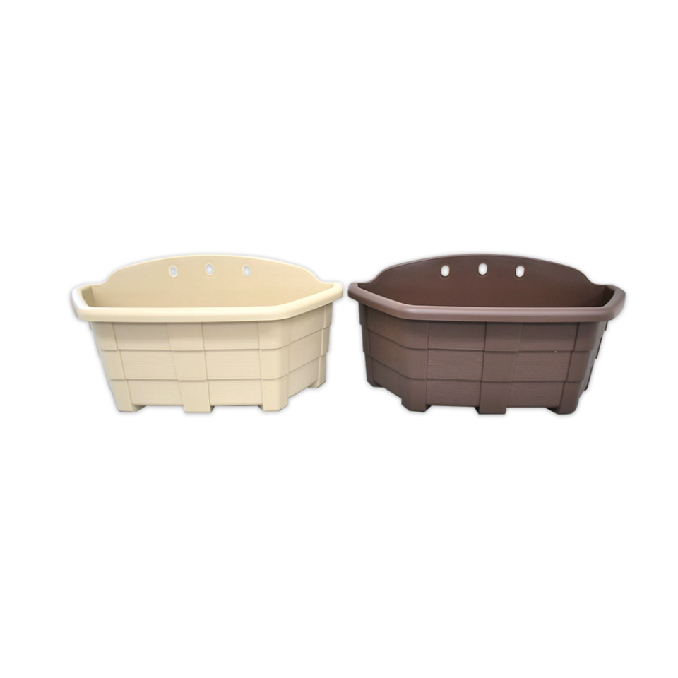Recycled Plastic Flower Pot Hanging Style 1.04ft x 4.92in x 6.29in