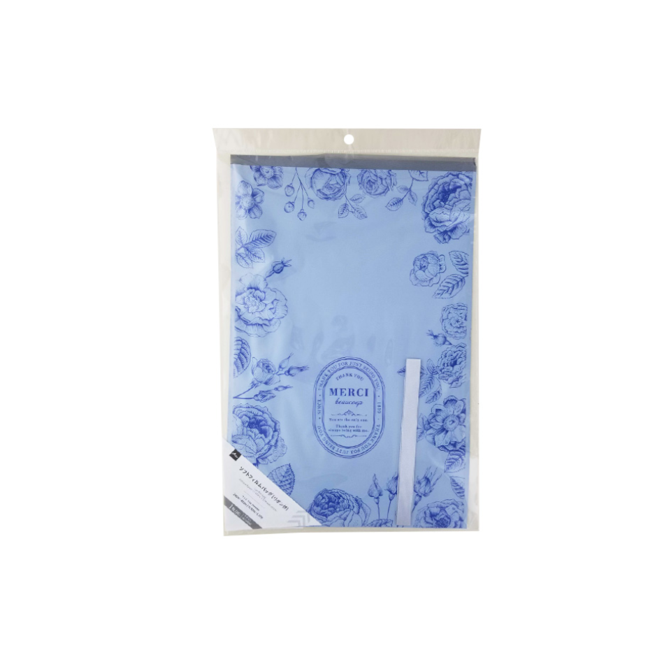 Soft Film Bag Antique Flower with Ribbon 11.02in x 1.37ft