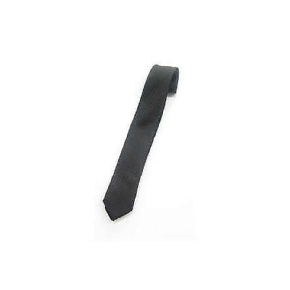Black Narrow Tie Plane