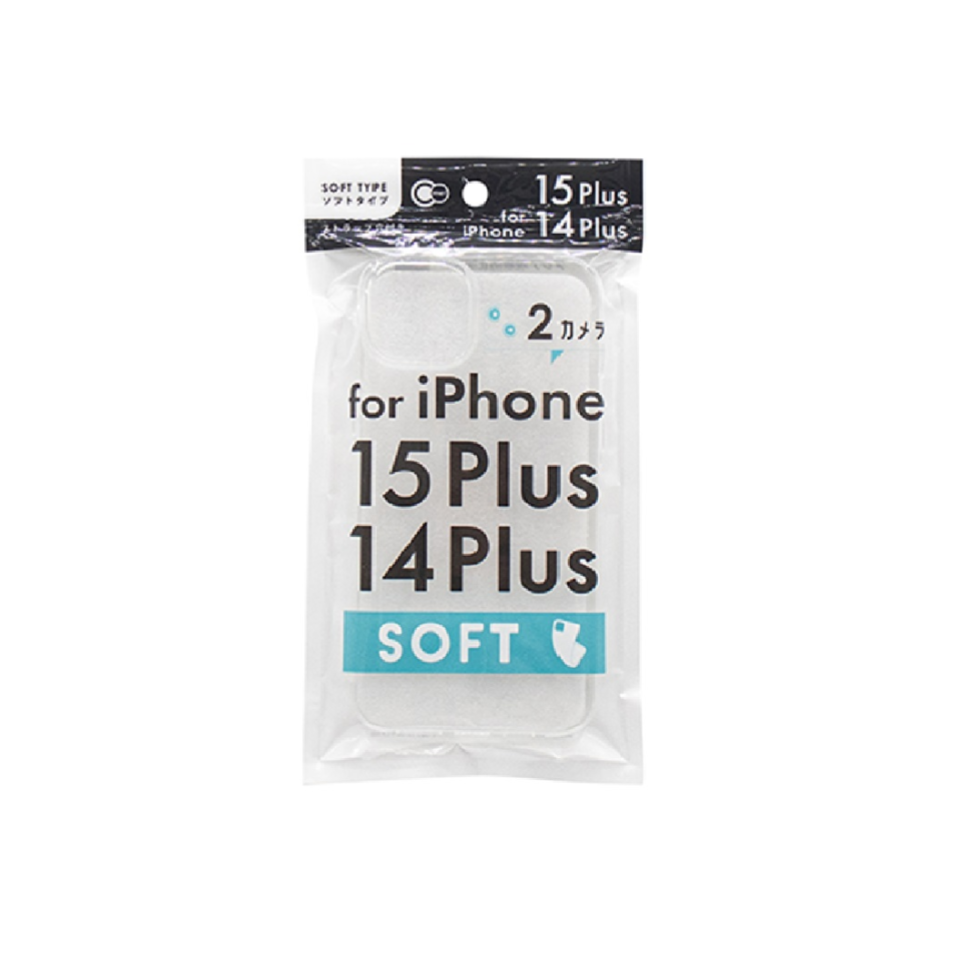 Soft Clear Case for iPhone 15 Plus