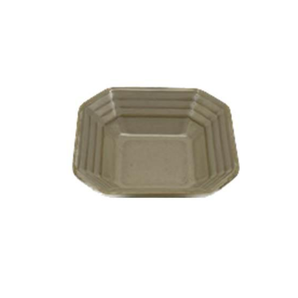 Plate Octagon Ivory 2.75in
