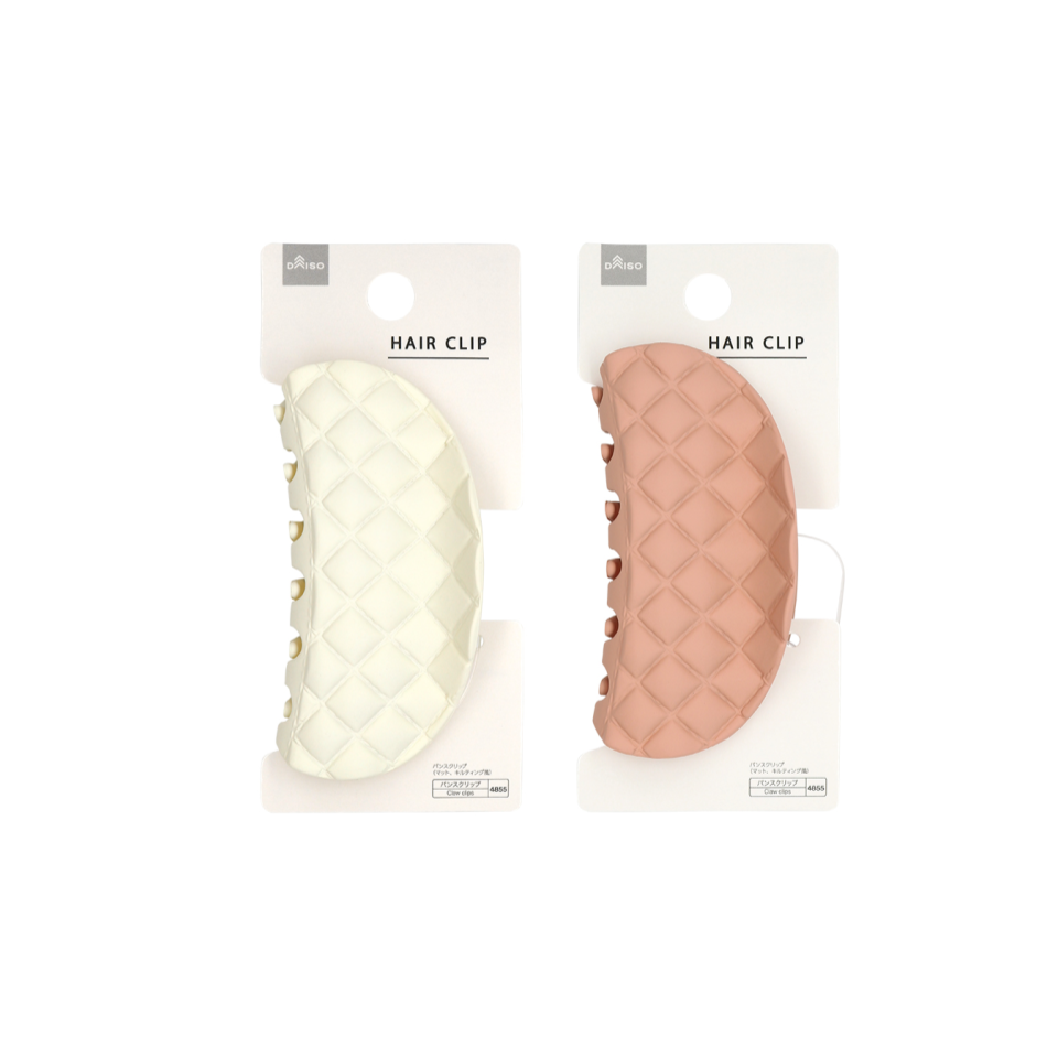 Claw Clip Matte Quilting Style