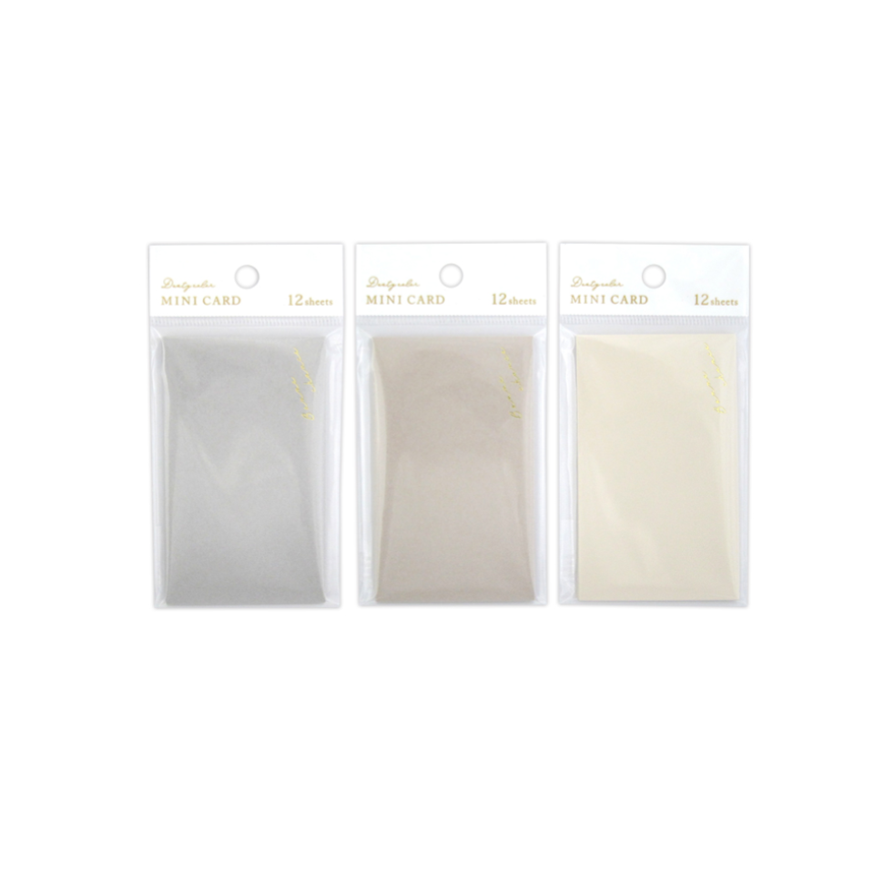 Mini Message Card Dusty Color