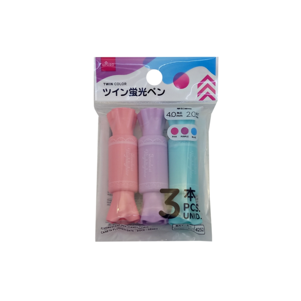 Fluorescent Pen Candy Twin