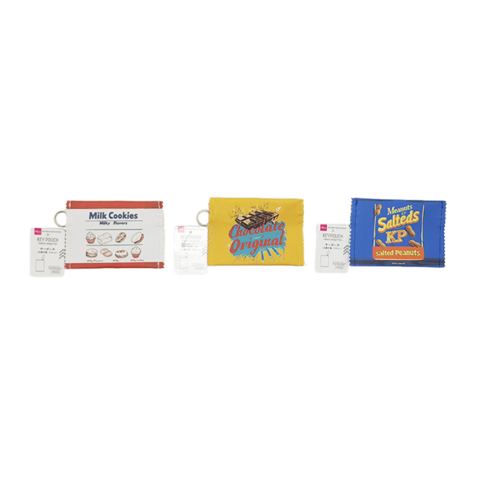 Sweets Design Flat Key Pouch