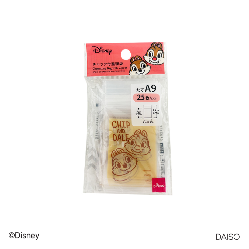 Organizing Bag with Zipper A9 Chip and Dale