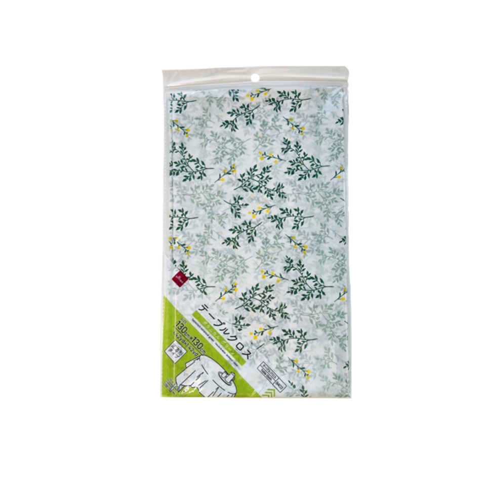 Tablecloth Botanical Green 130cm x 130cm