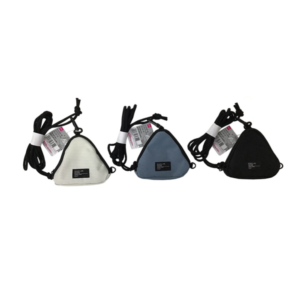 Triangle Mini Pouch with Shoulder