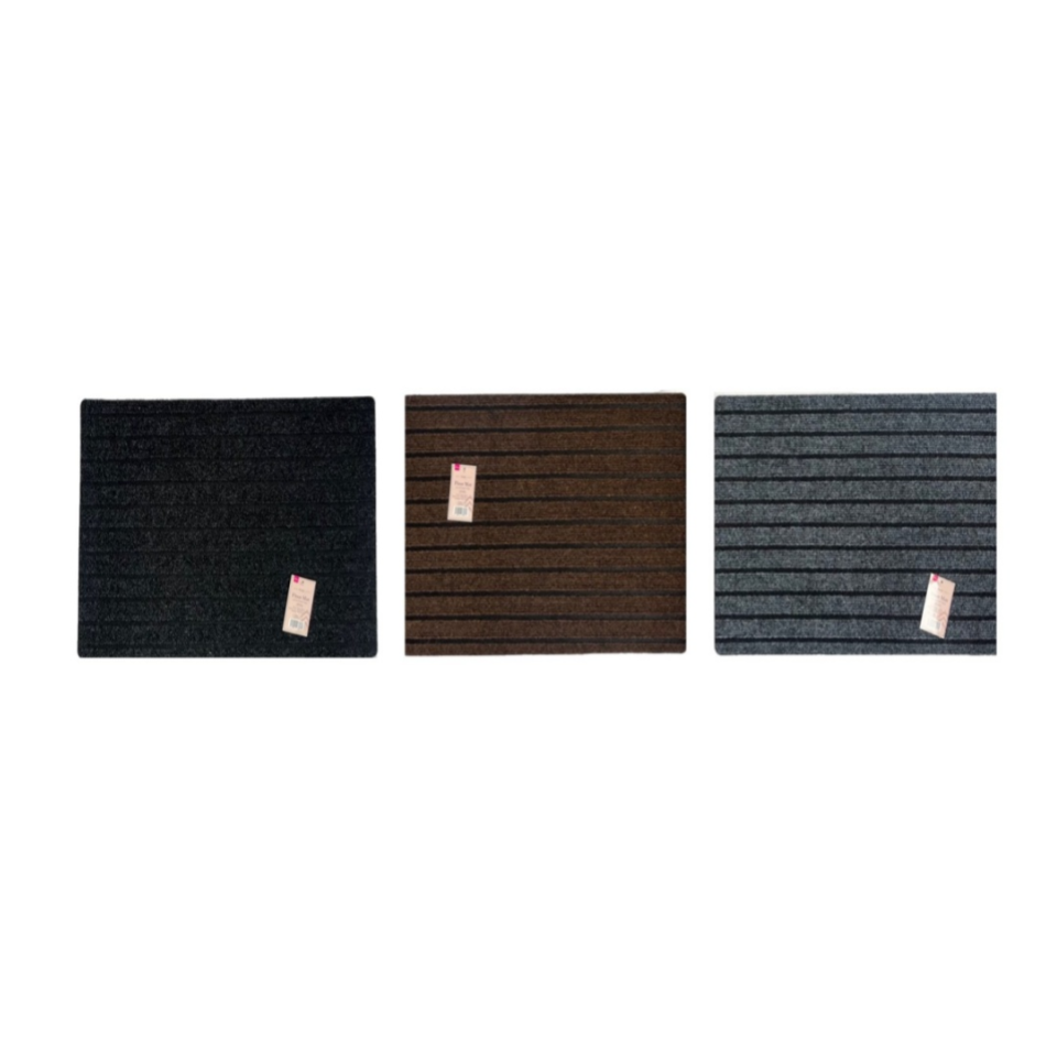 Striped Floor Mat 40cm x 60cm