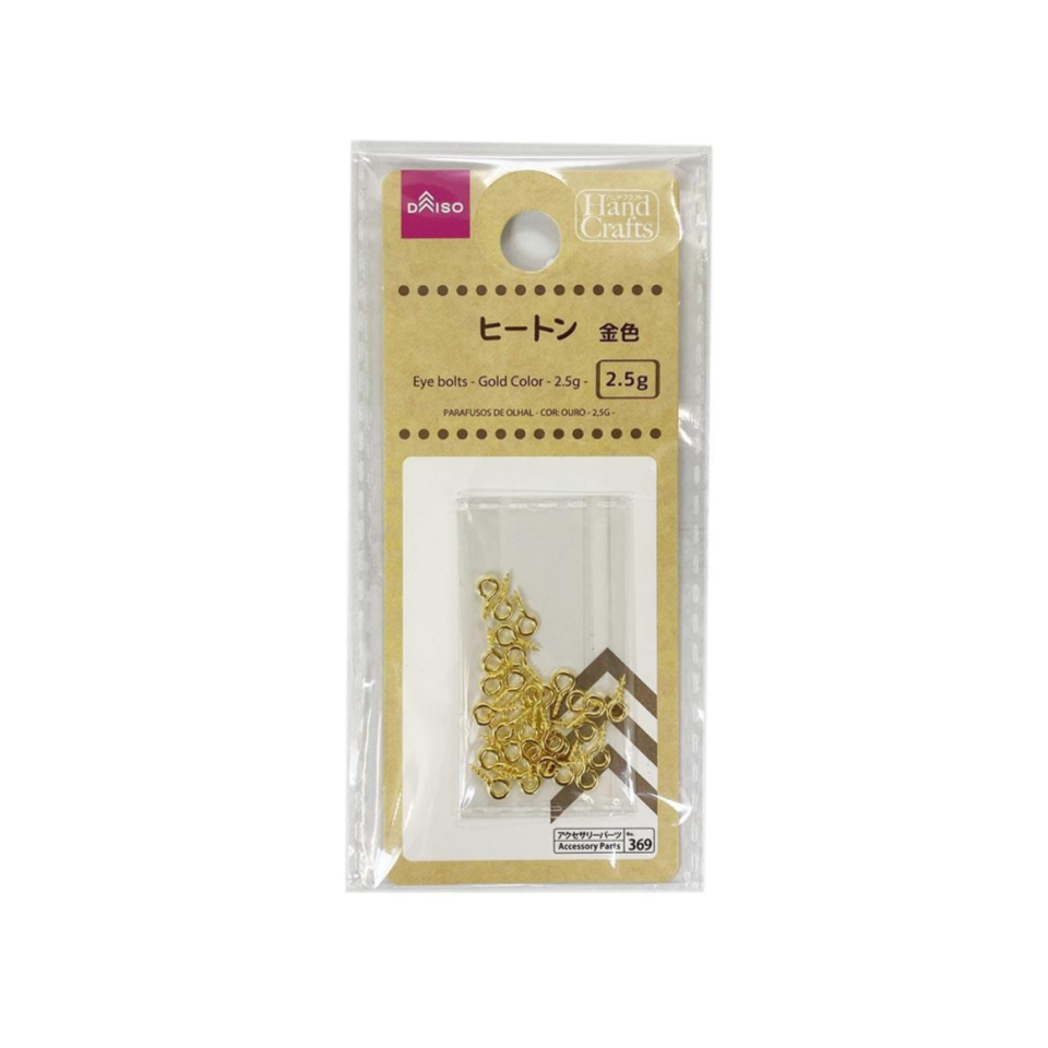 Eye Bolts Gold 2.5g