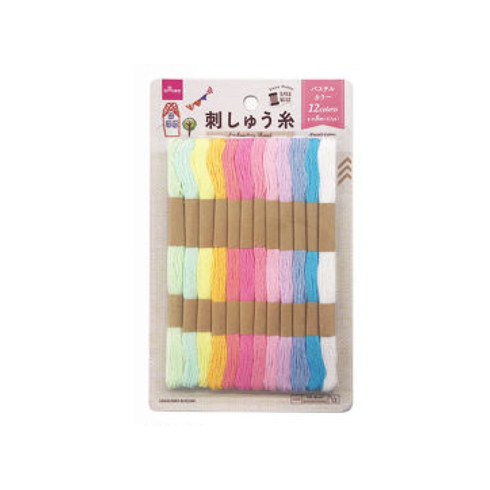 Embroidery Thread Pastel Color