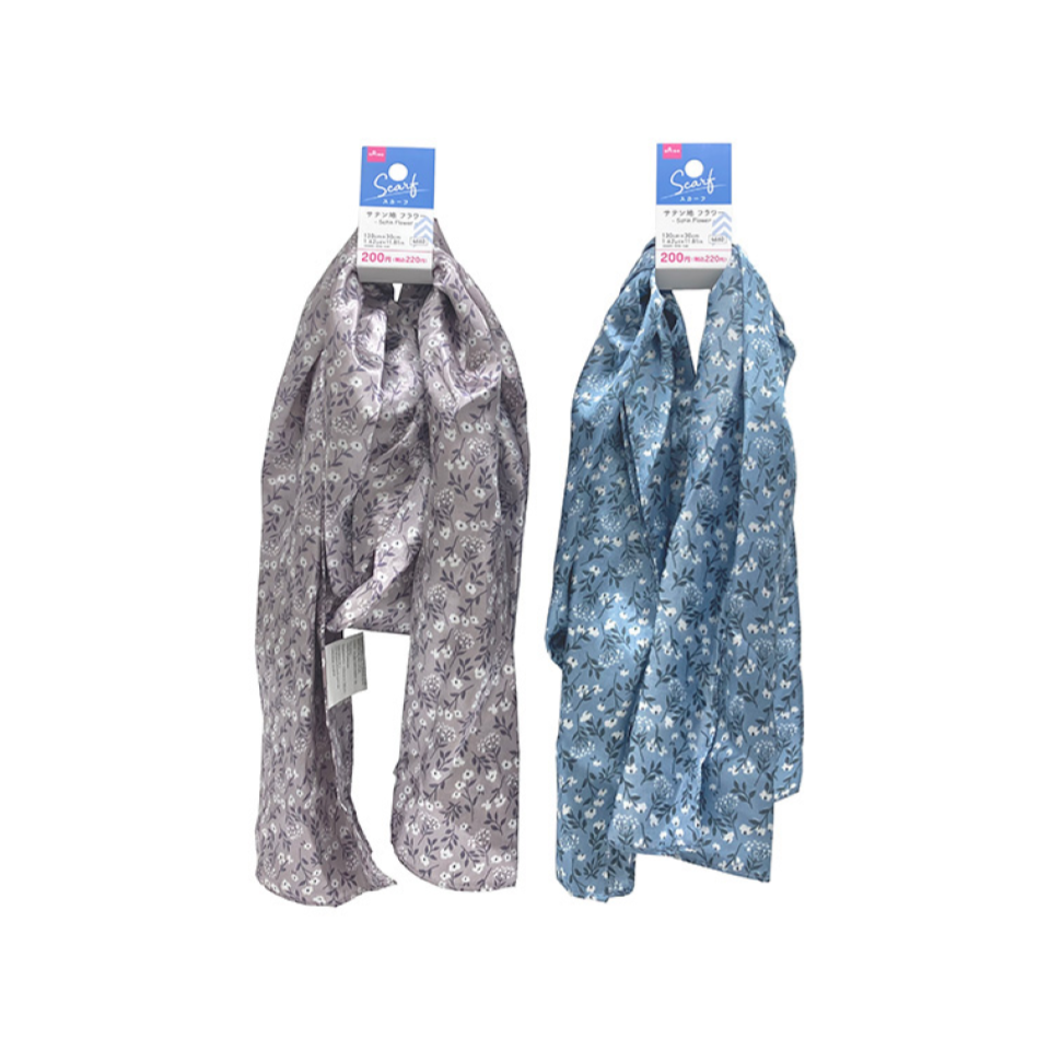 Scarf Satin Flower