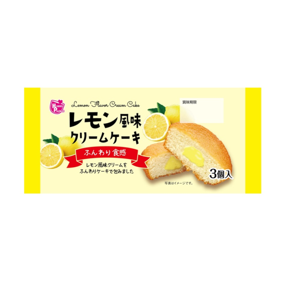 Happy Pocket Lemon Flavor Cream Cake