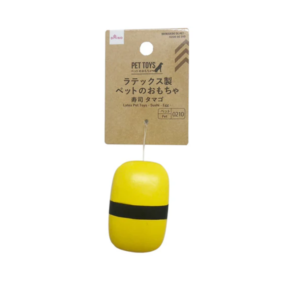 Latex Pet Toys Sushi Egg