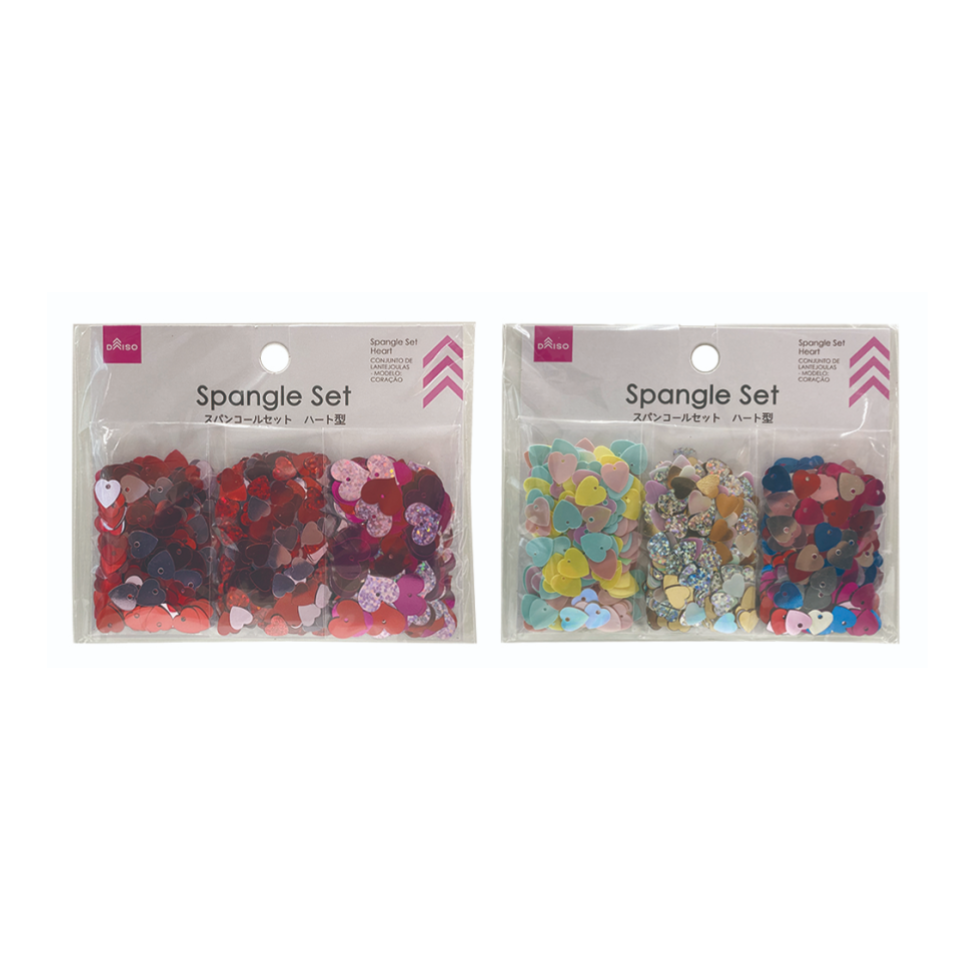 Spangle Set Heart