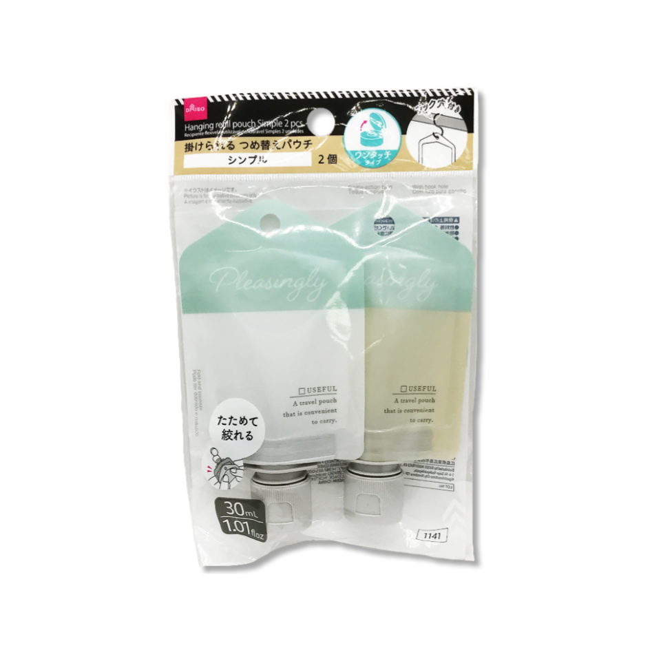Hanging Refill Pouch Single Action Type Simple 30ml
