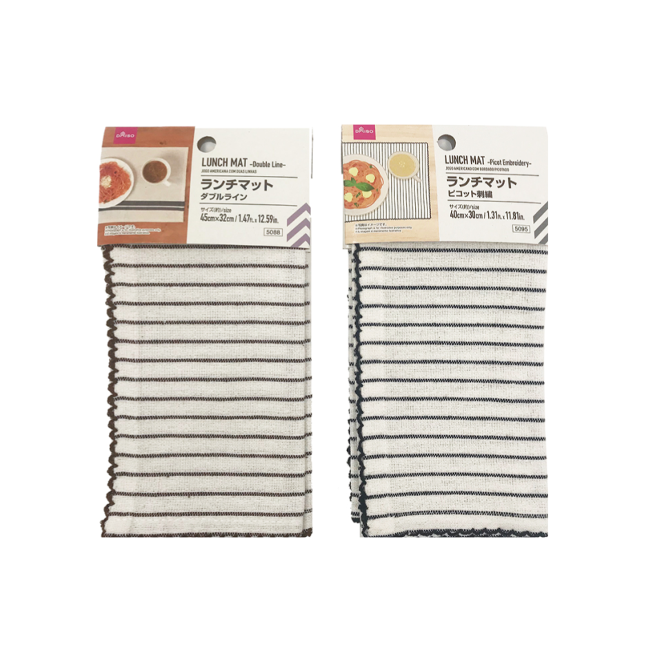 Picot Embroidery Lunch Mat