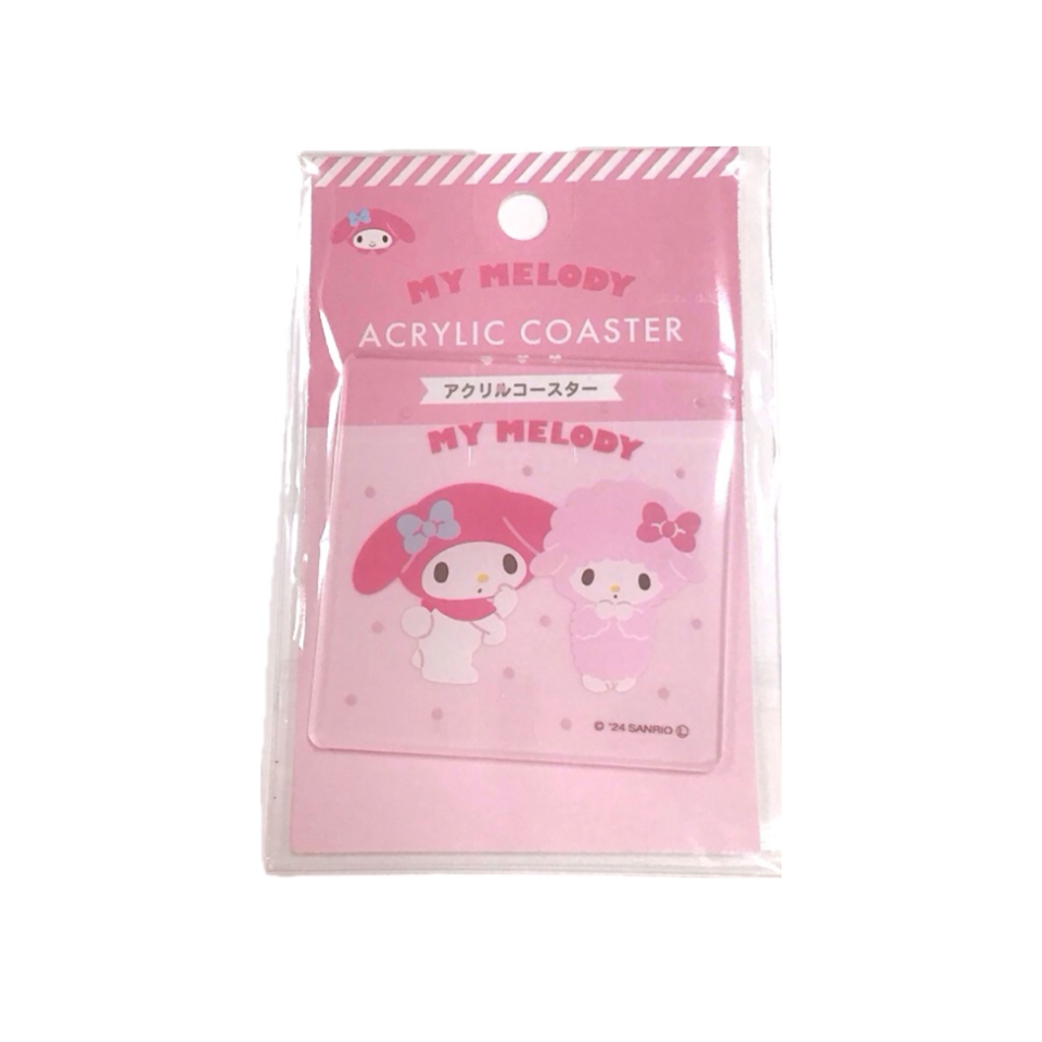 Acrylic Coaster My Melody Pink