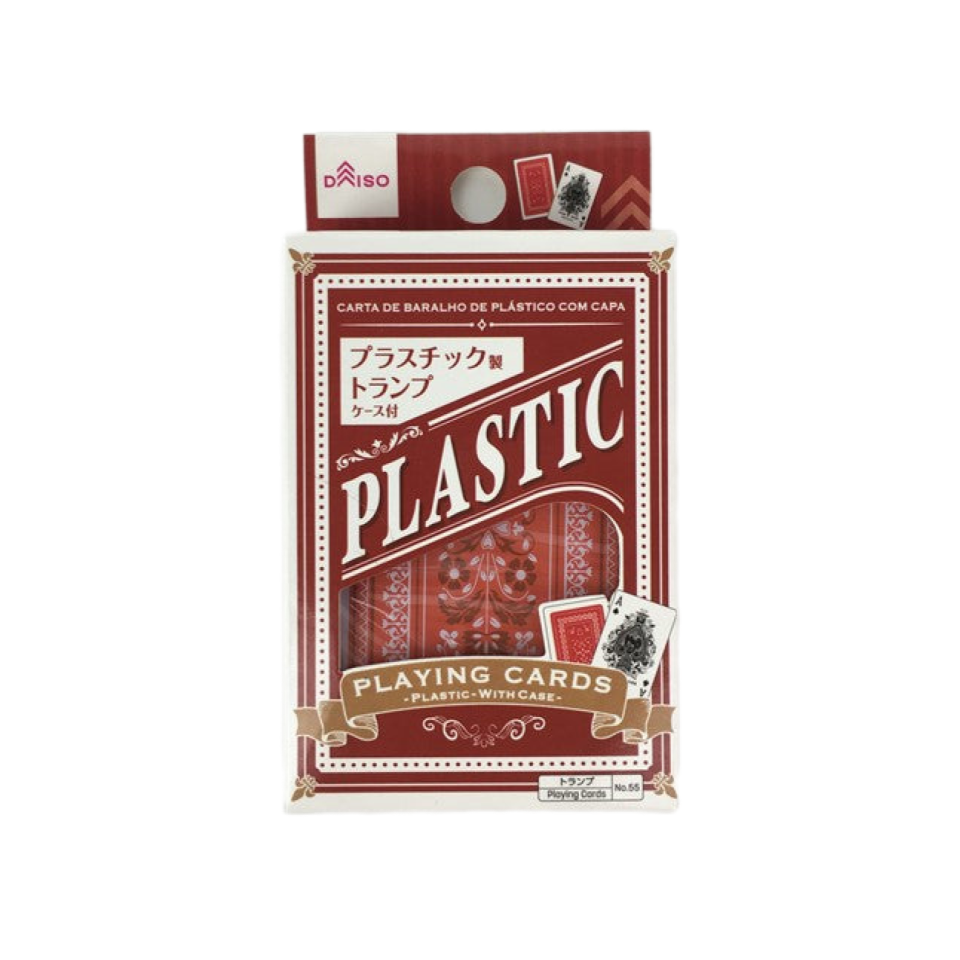 Playing Cards with Case Plastic