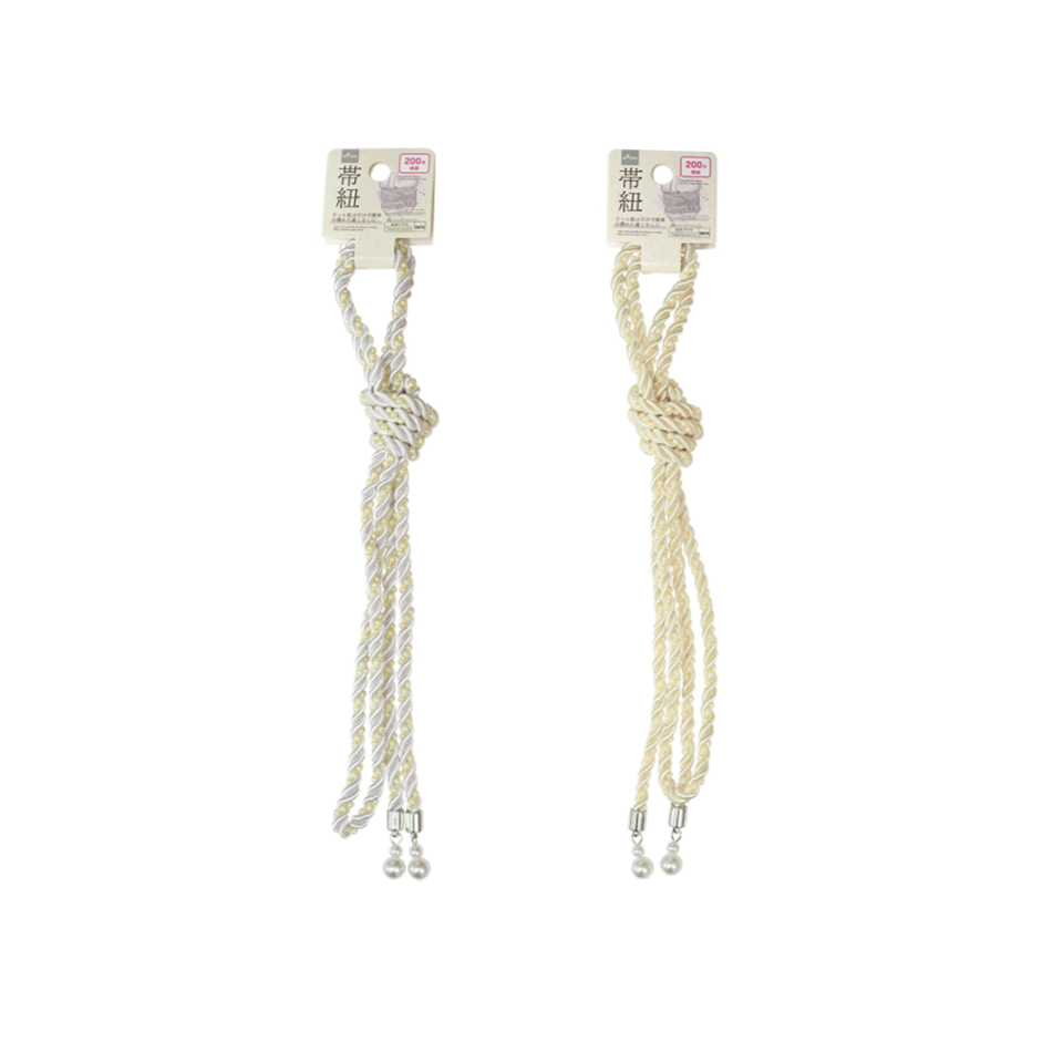 Webbing Strap Fake Pearl Mix