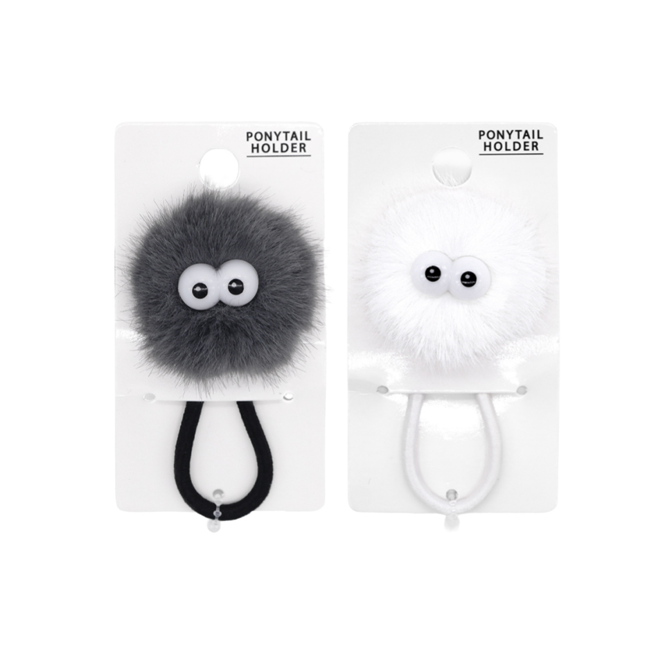 Hair Pony Eyeball Monster Monotone