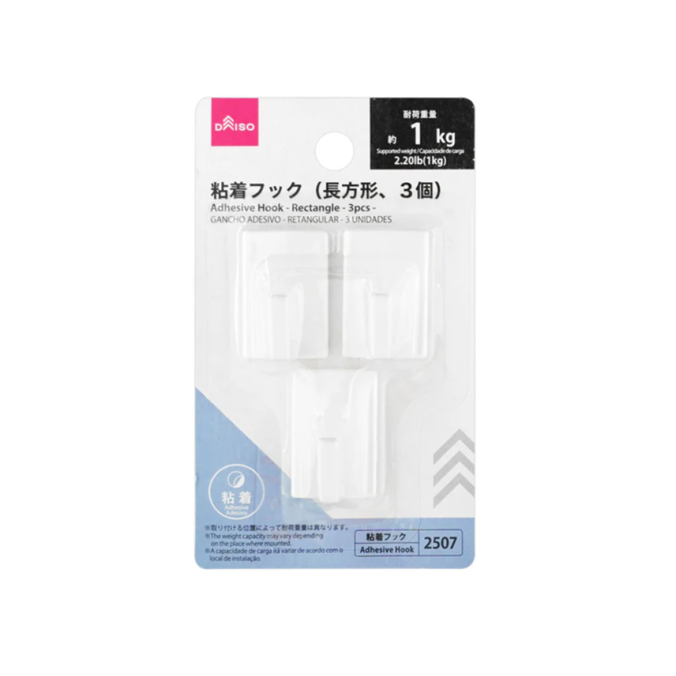 Adhesive Hook Rectangle