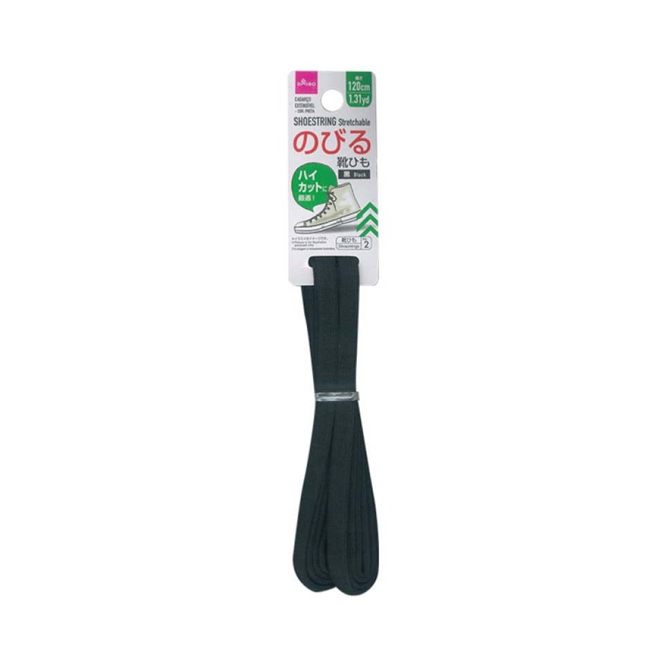 Stretchable Shoestring Black