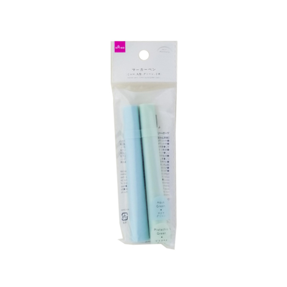 Marker Pen Round Green