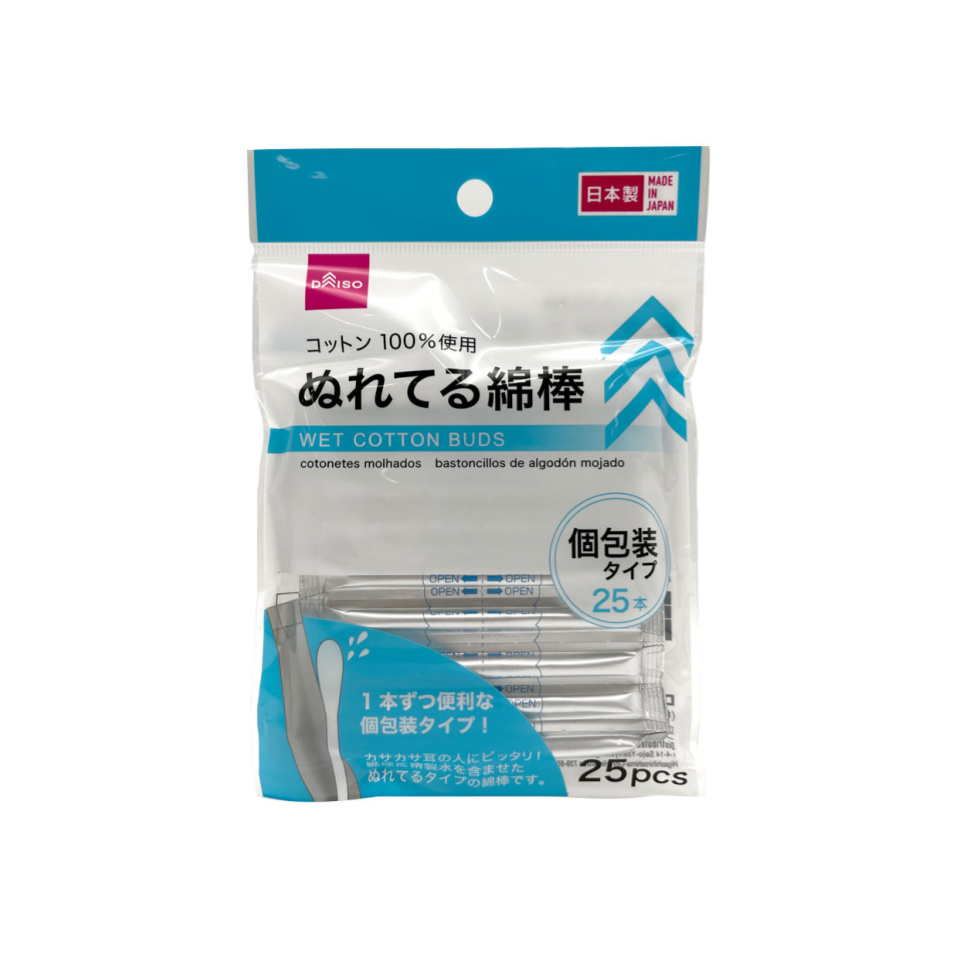 Wet Cotton Buds