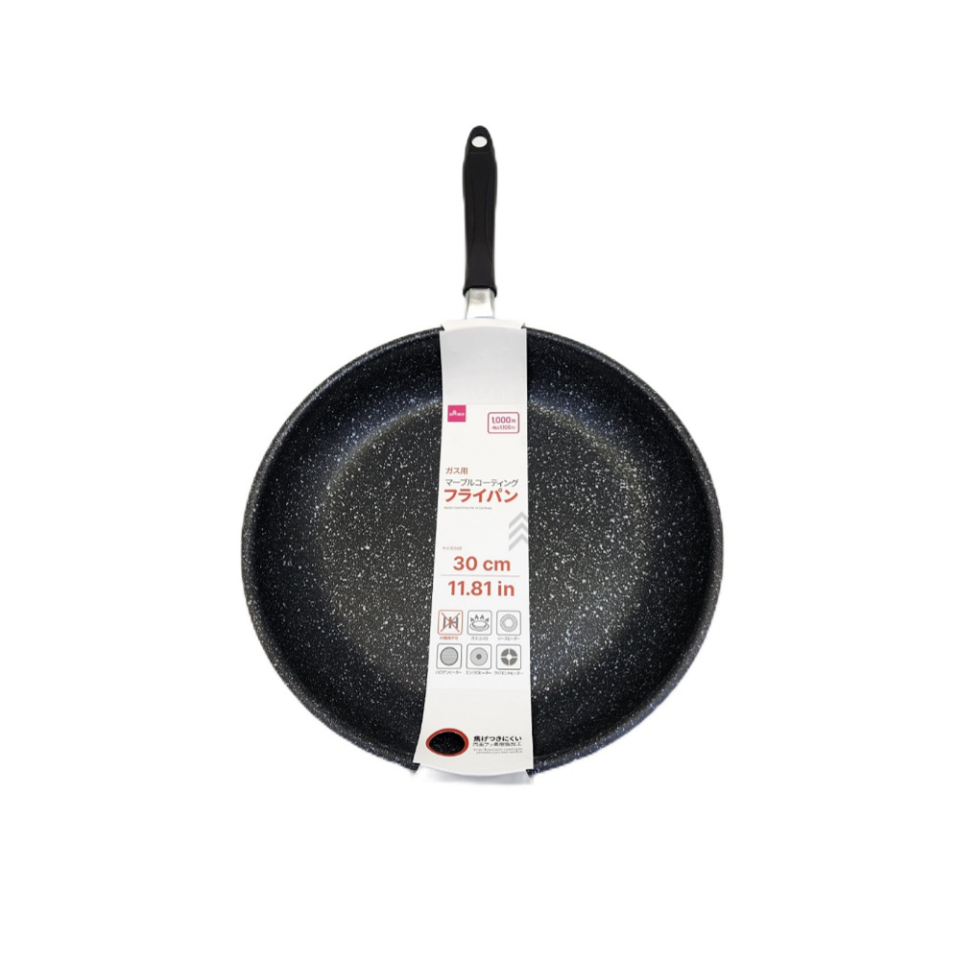 Marble Coated Frying Pan for Gas Range 30cm