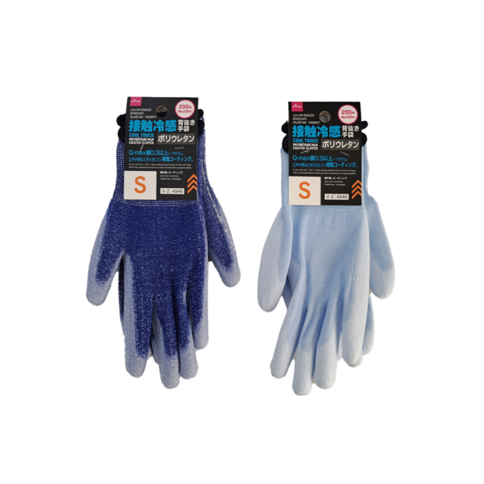 Cool Touch Polyurethane Palm Coated Gloves S