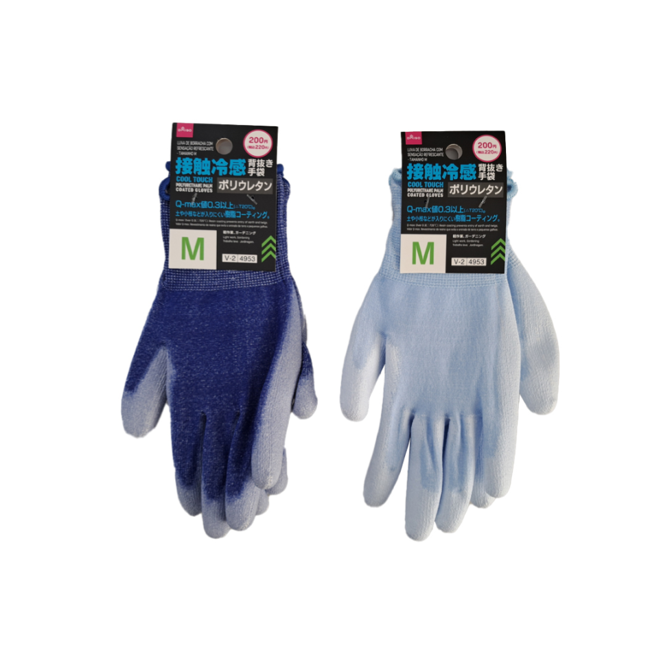 Cool Touch Polyurethane Palm Coated Gloves M