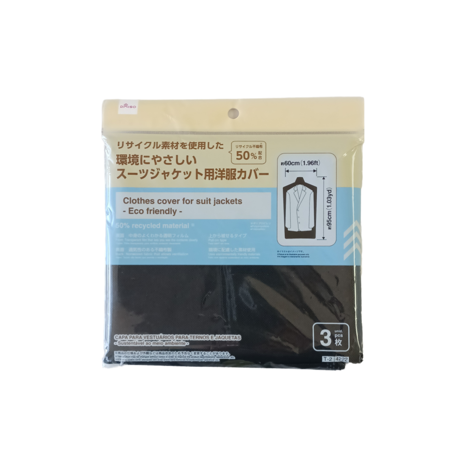 Clothes Cover for Suit Jackets 50% Recycled Material