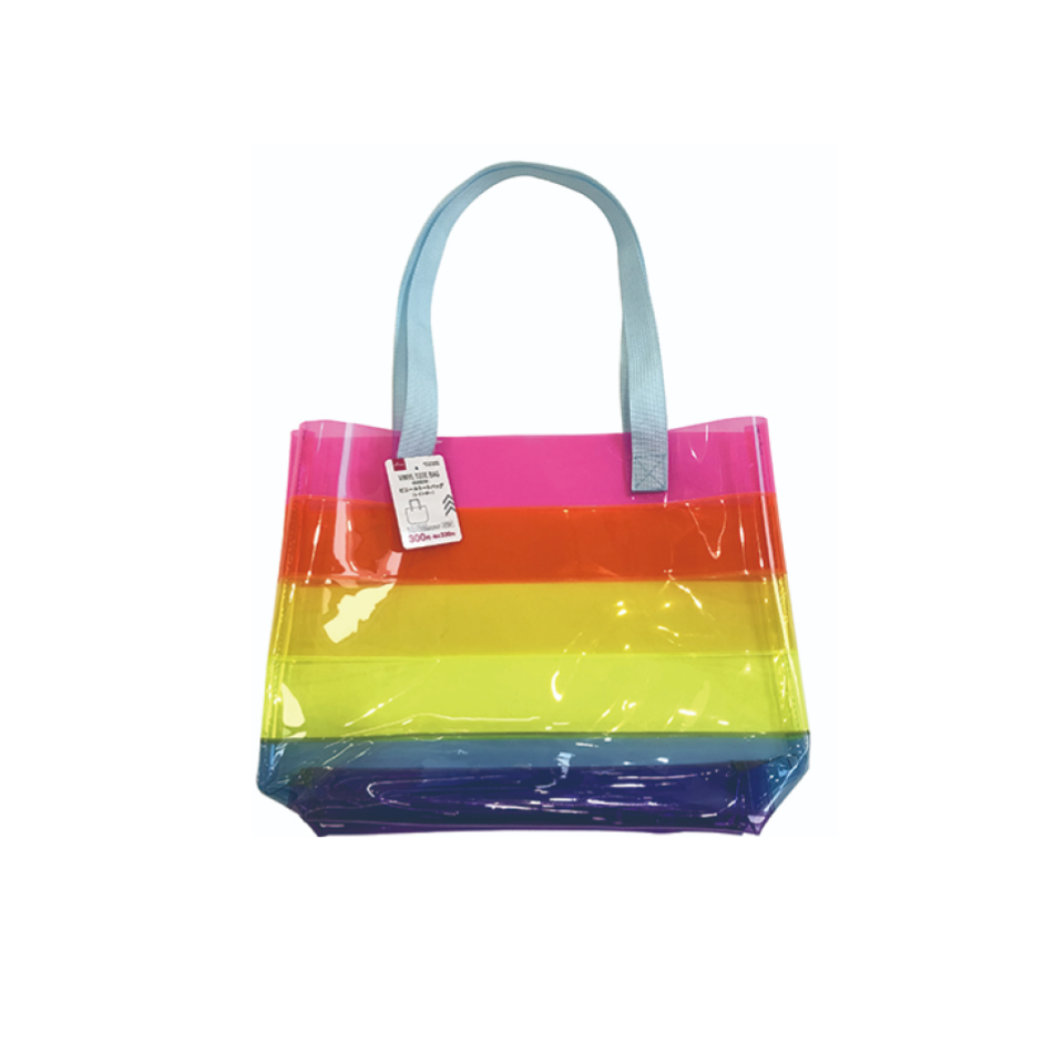 Rainbow Vinyl Tote Bag