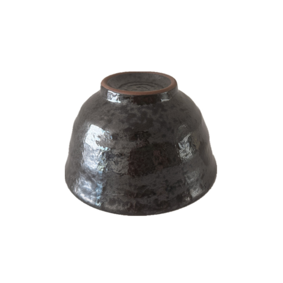 Lightweight Tenmoku Rice Bowl 11.5cm x 6.5cm
