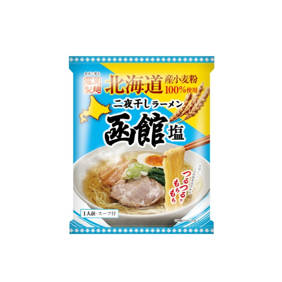 Fujiwara Seimen Hokkaido Niyaboshi Ramen Hakodate Salt 104.5g