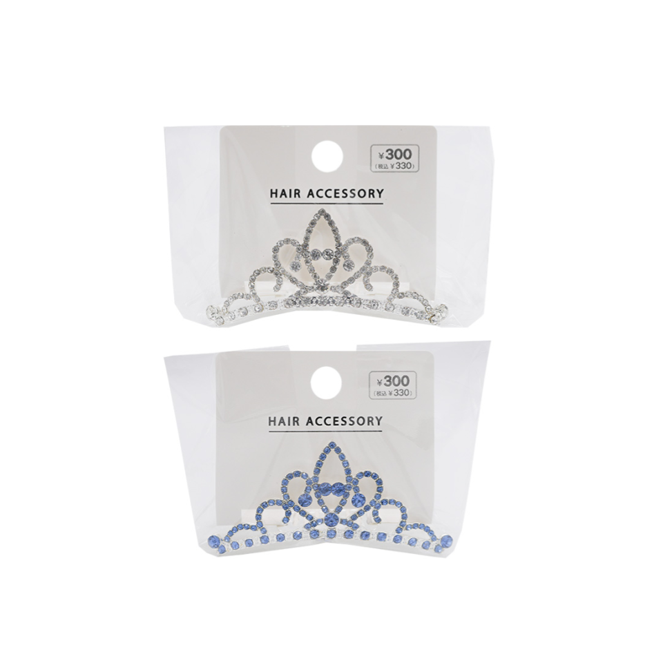 Tiara Comb Leaf Cool Colors