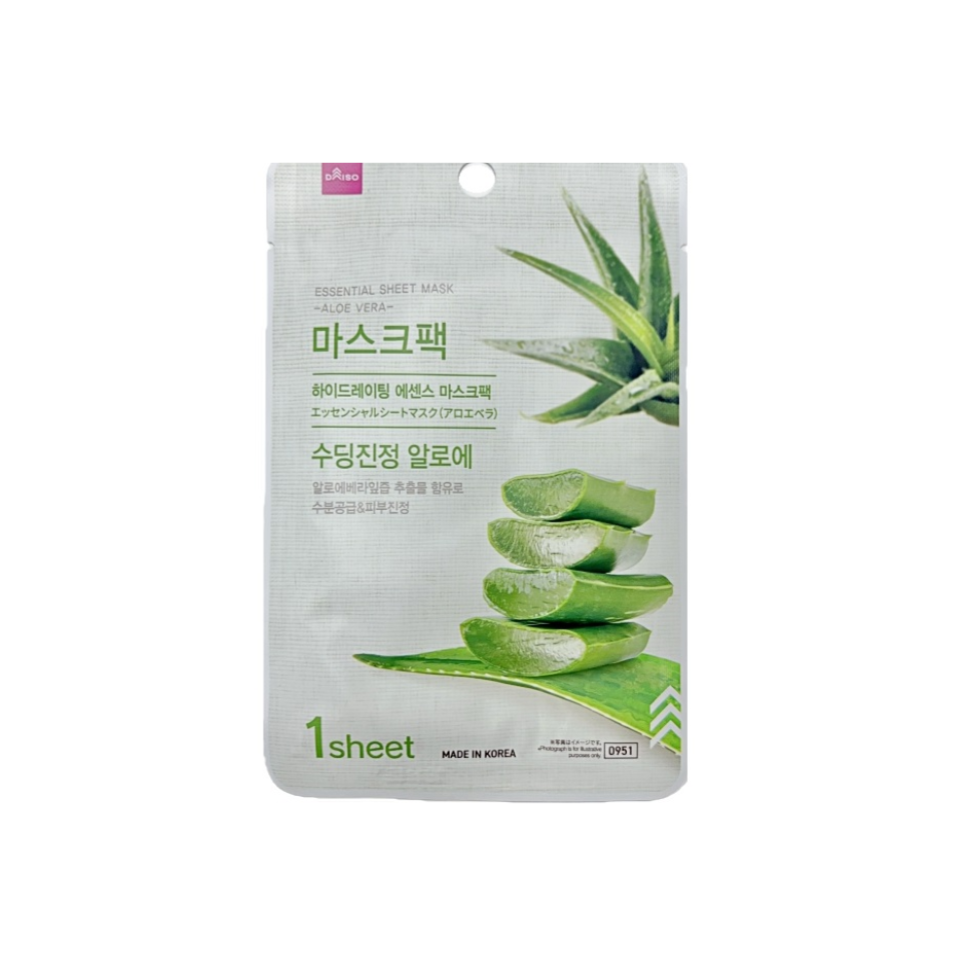 Essential Sheet Mask Aloe Vera