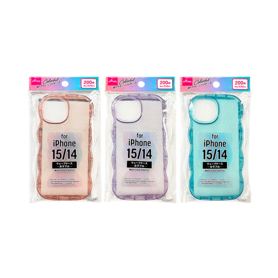Wave Case for Smartphone 14/15 Colorful