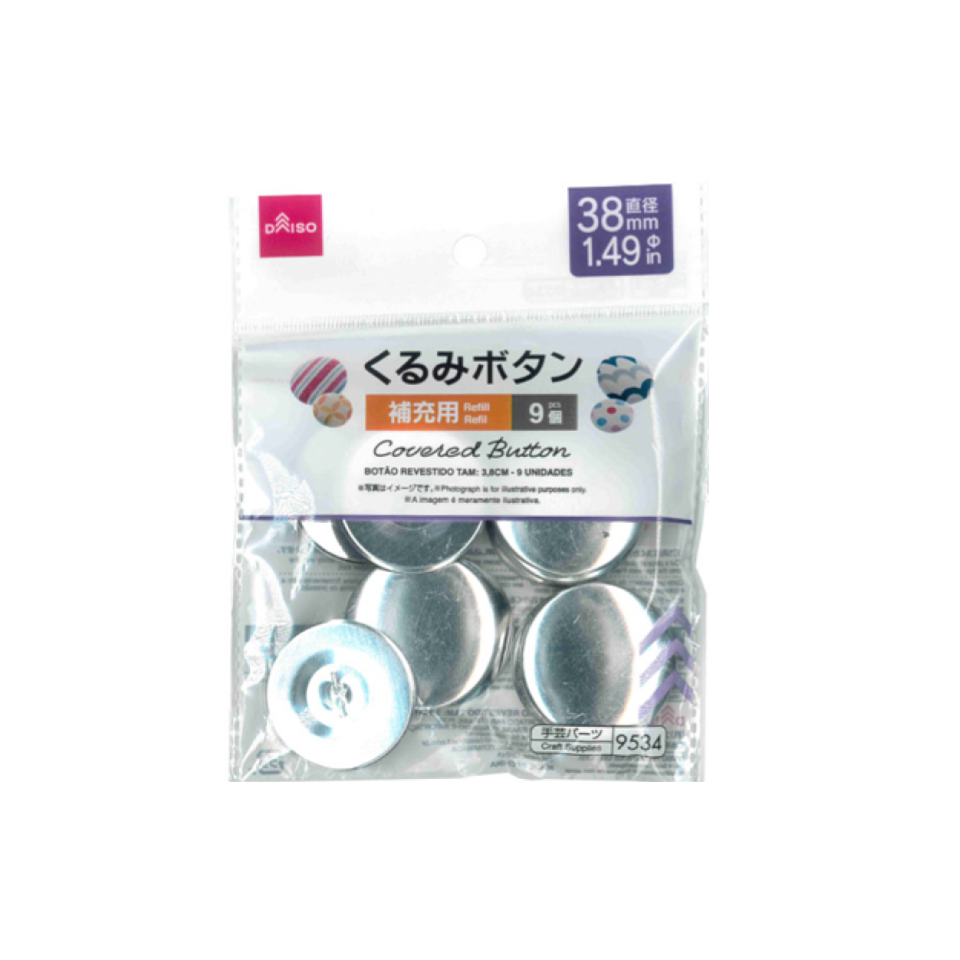 Covered Button 38mm