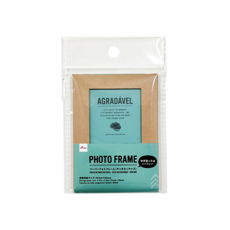 Paper Photo Frame with Magnet Instax Mini Size