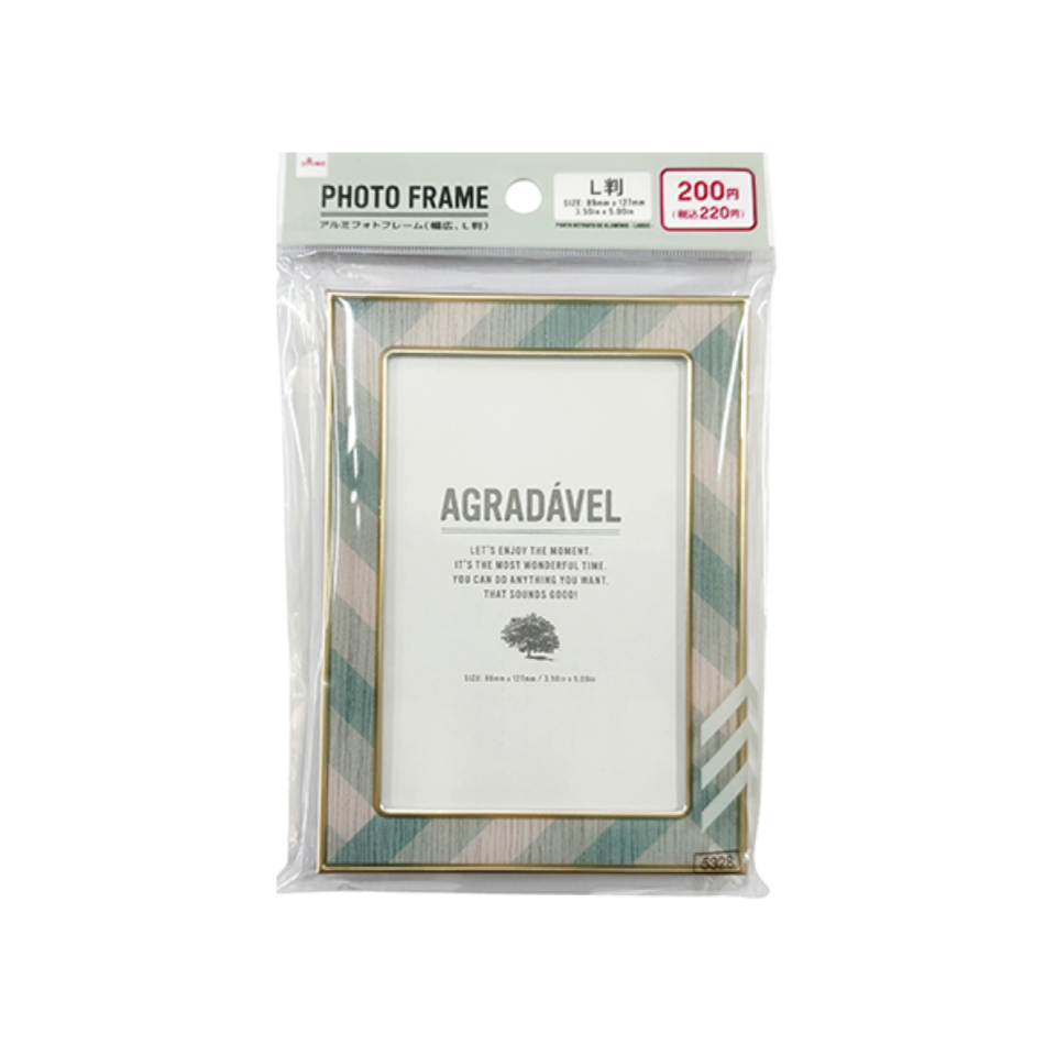 Aluminum Photo Frame Wide for Size L Photo