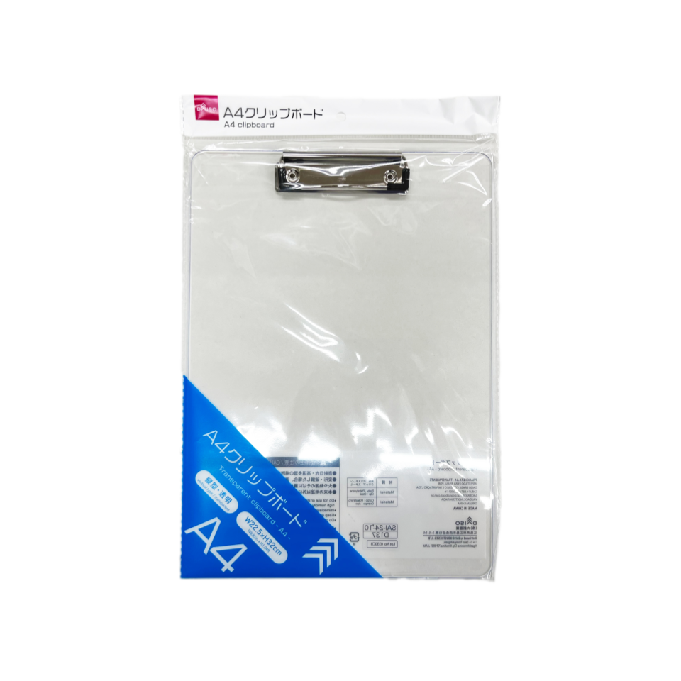 Transparent Clipboard A4