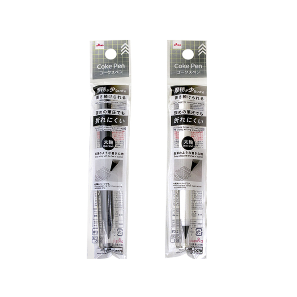 Coke Pen Wide Shaft White/Black